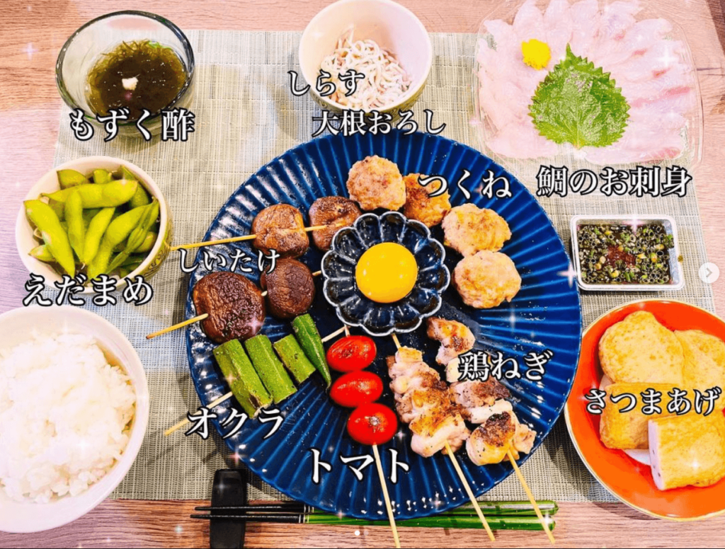 平愛理さんの手作り晩ご飯