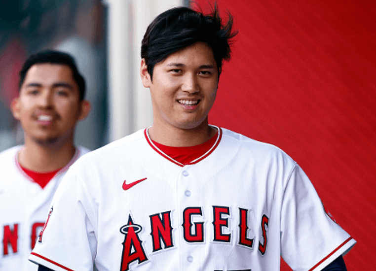 メジャーリーグで活躍する大谷翔平選手の顔画像