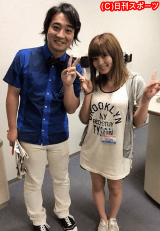 ジャンポケ斉藤慎二さんと嫁の瀬戸サオリさんのツーショット画像
