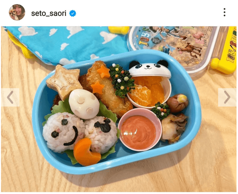 ジャンポケ斉藤慎二さんの妻・サオリさんが子供に作ったお弁当の画像