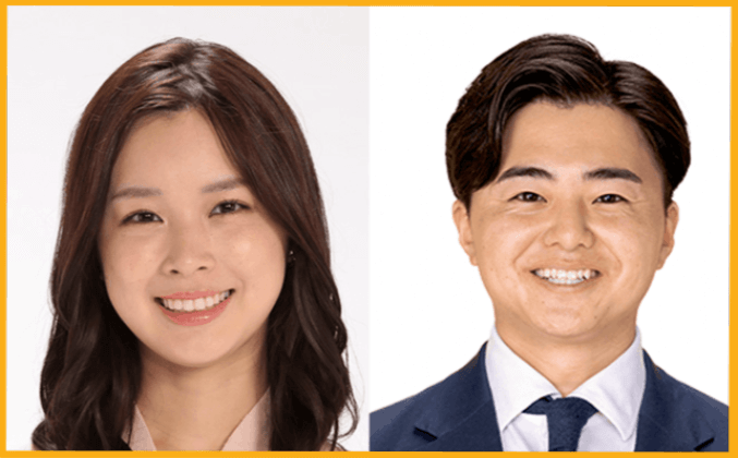 嶋田ココアナと大野晃佳アナの顔画像